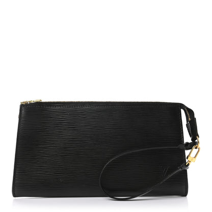 Louis Vuitton Epi Pochette Accessories 24 Black 1 of 8