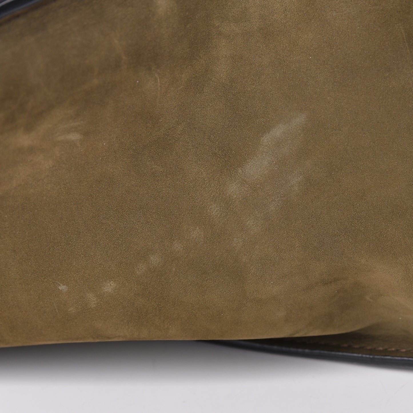 Nubuck Smooth Calfskin Mini Tri-Color Luggage Olive