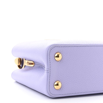Louis Vuitton Taurillon Kintsugi Capucines BB Iris 8 of 10