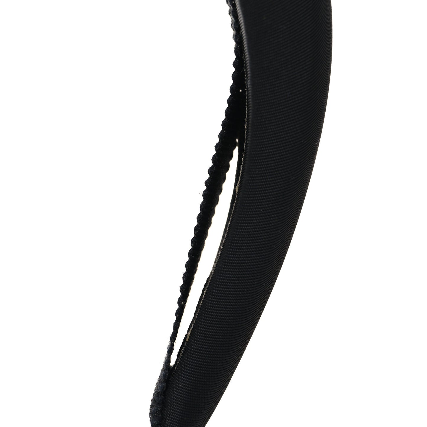 Re-Nylon Metal Triangle Logo Headband Black