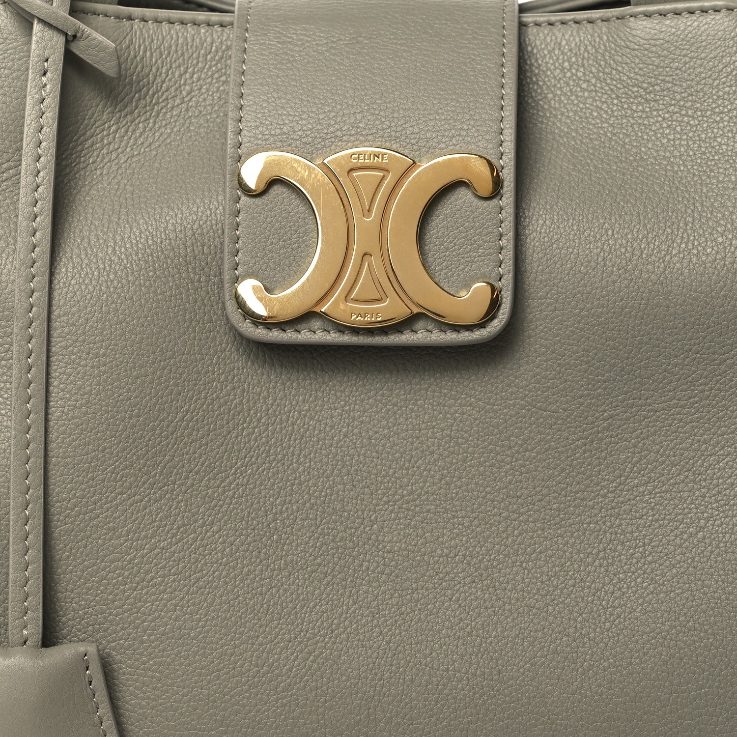 Celine Supple Calfskin Medium Appoline Green Clay 9 of 11