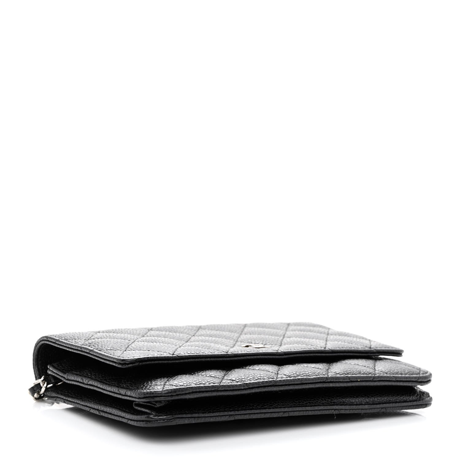 Chanel Caviar Quilted Wallet On Chain WOC Black 4 of 12