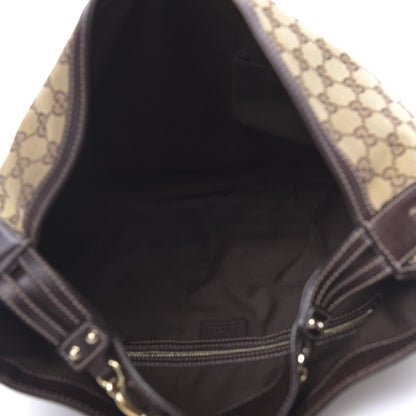 Gucci Monogram Large Wave Hobo Dark Brown 5 of 15