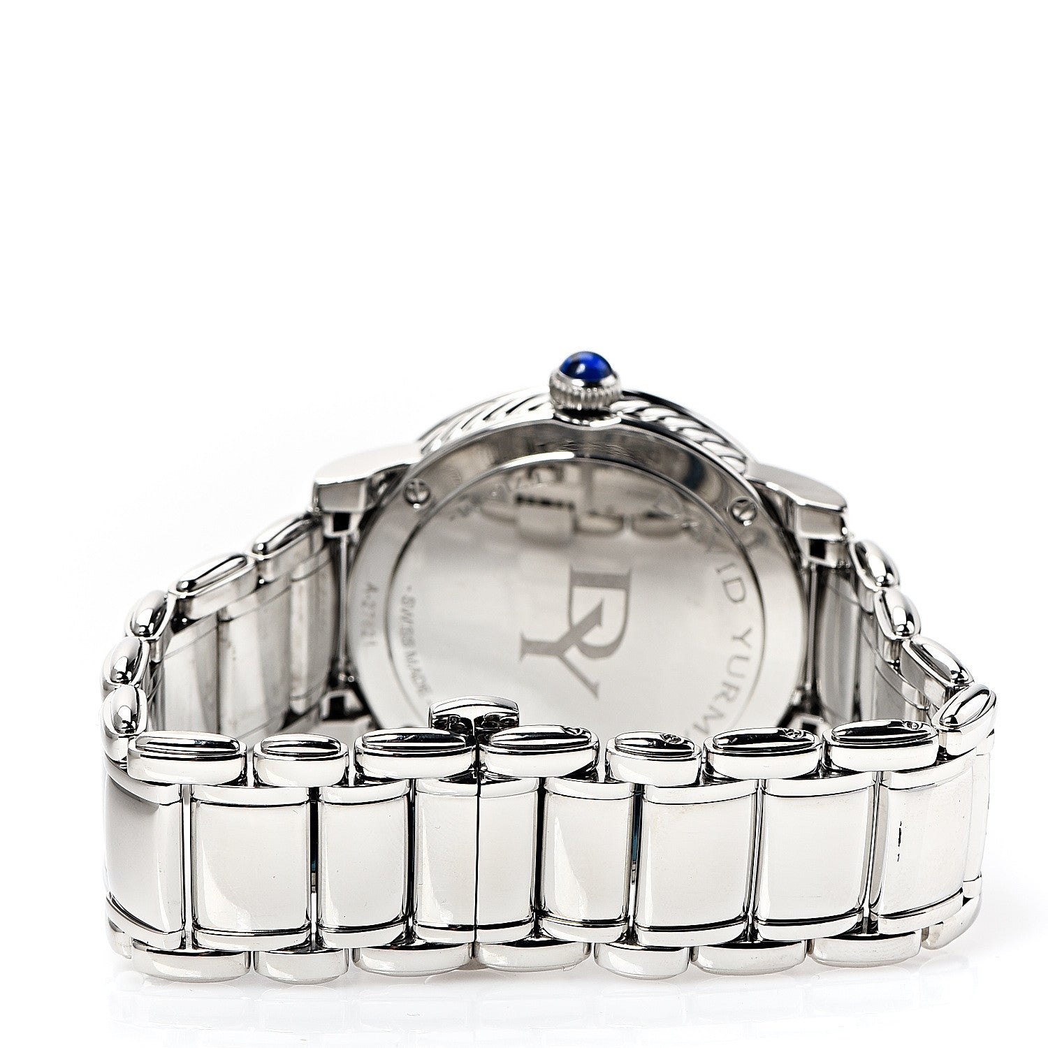 David Yurman Stainless Steel Diamond Mother of Pearl 38mm Classic Quartz Watch 3 of 6