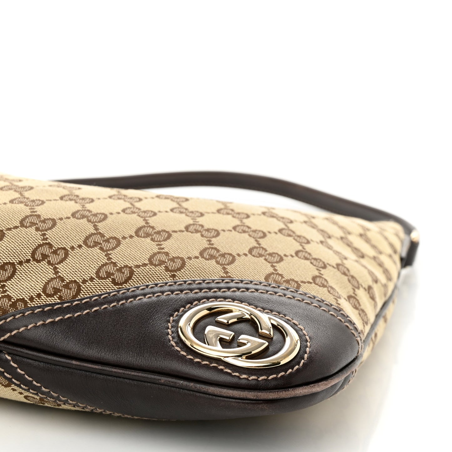 Monogram Medium New Britt Hobo Dark Brown