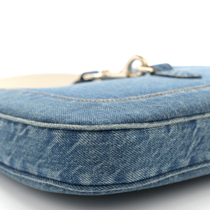 Gucci Denim Small Jackie Shoulder Bag Blue Denim 9 of 11