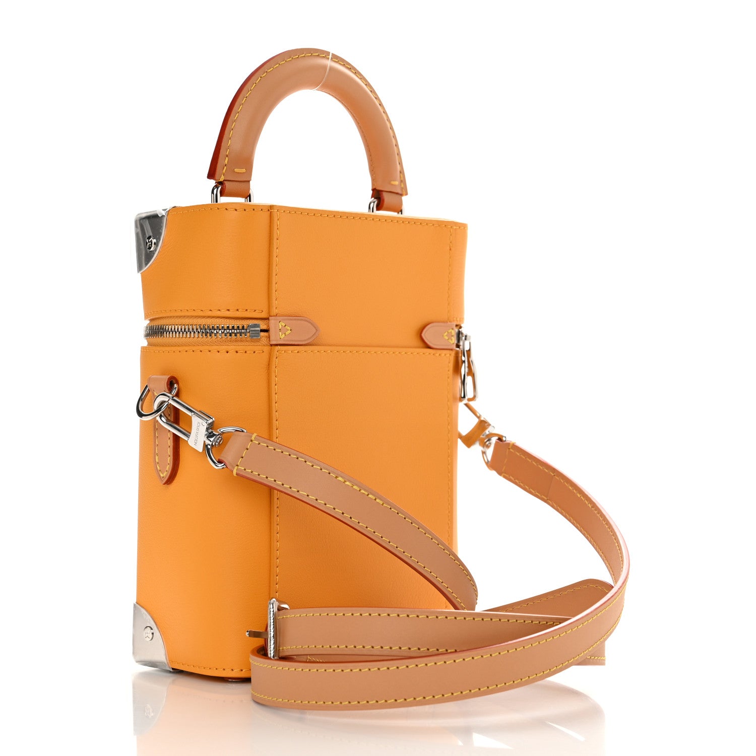 Louis Vuitton Pochette Trunk Verticale Saffron 2 of 9