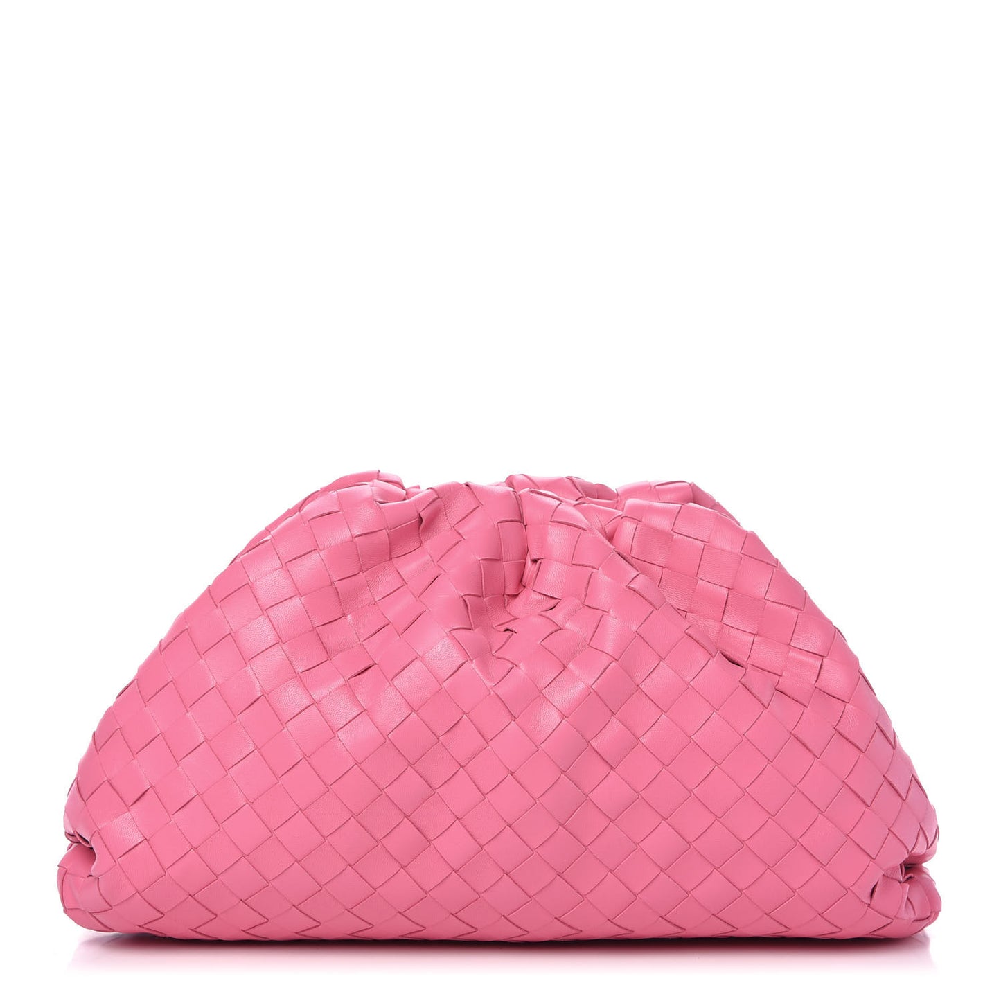 Nappa Maxi Intrecciato The Pouch Oversized Clutch Pink