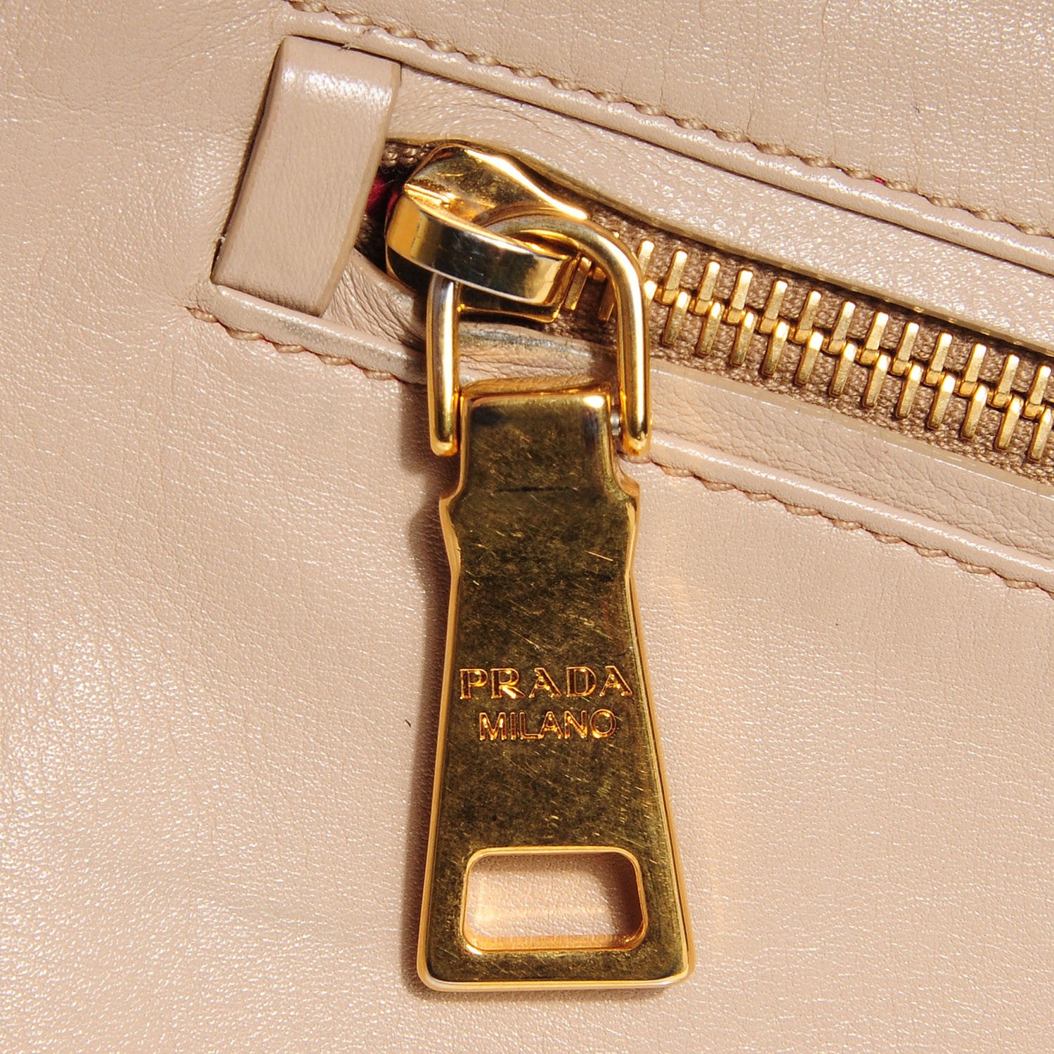 Prada Soft Calf Shoulder Bag Quarzo 10 of 11