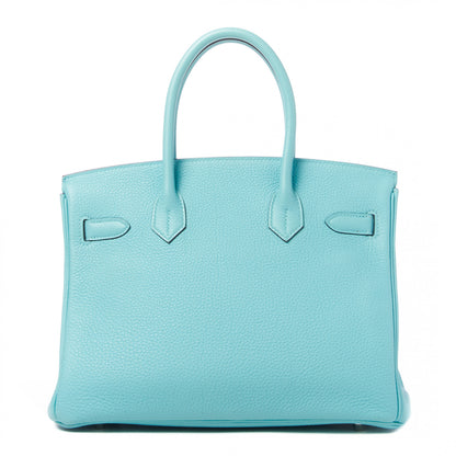 Hermes Togo Birkin 30 Bleu Atoll 3 of 29