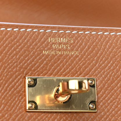 Hermes Epsom Kelly Wallet To Go Gold 6 of 8