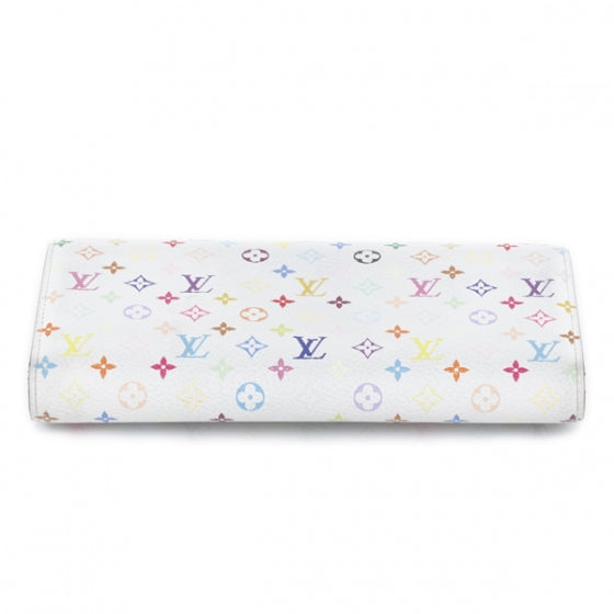 Louis Vuitton Monogram Multicolor Sarah Wallet White 4 of 13