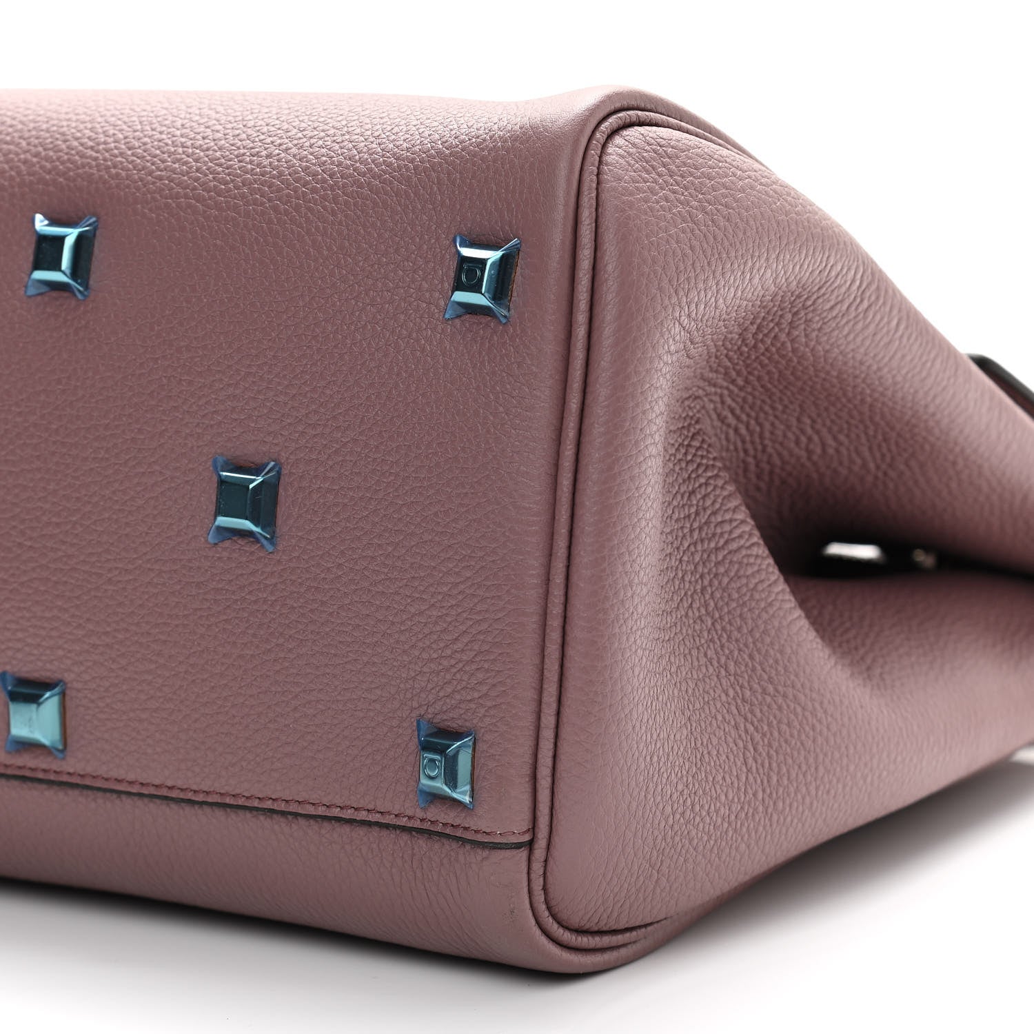Salvatore Ferragamo Calfskin Large Studio Bag Caraway Seed 10 of 10