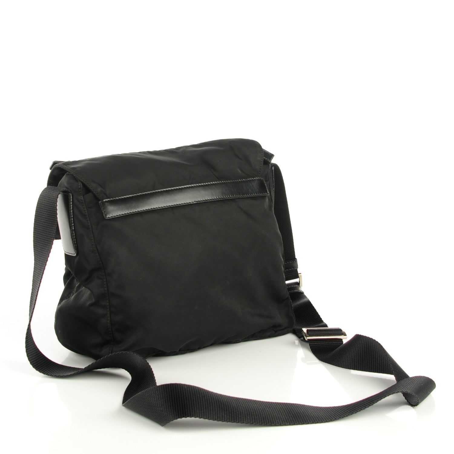 Prada Nylon Vela Messenger Black 3 of 7