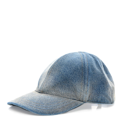 Prada Used Denim Womens Baseball Cap M Light Blue 1 of 8