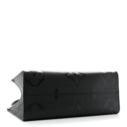 Louis Vuitton Empreinte Monogram Giant Onthego MM Black 4 of 13