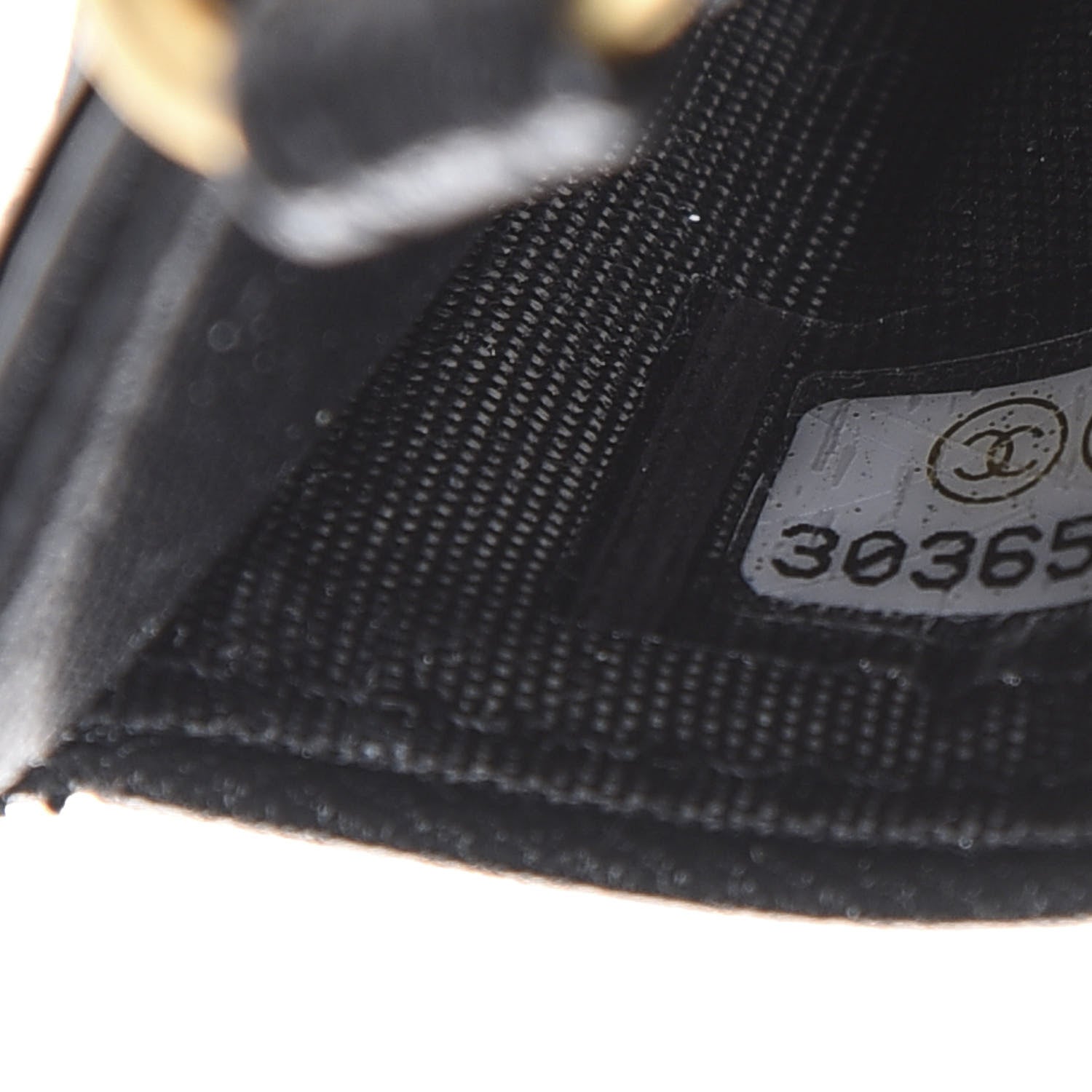Chanel Goatskin Quilted Chanel 19 Card Holder On Chain Black 6 of 7