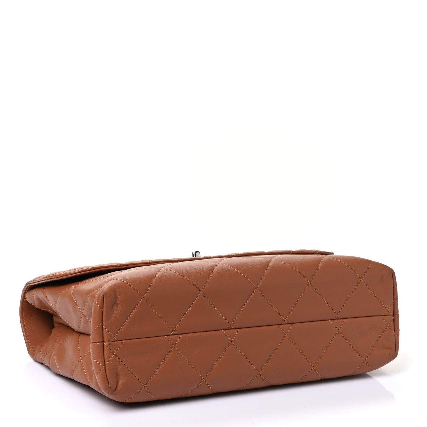 Calfskin Quilted In the Business Flap Bag Dark Beige
