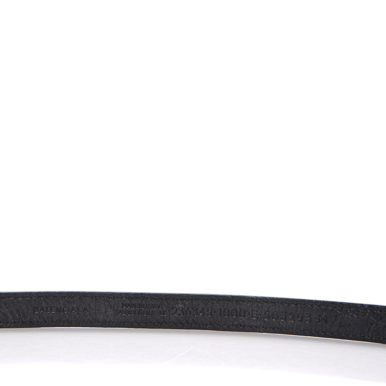 Balenciaga Agneau Giant Silver Hardware Triple Tour M Bracelet Black 5 of 6