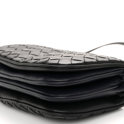 Bottega Veneta Nappa Intrecciato Puff Pouch On Strap Black Space 10 of 10