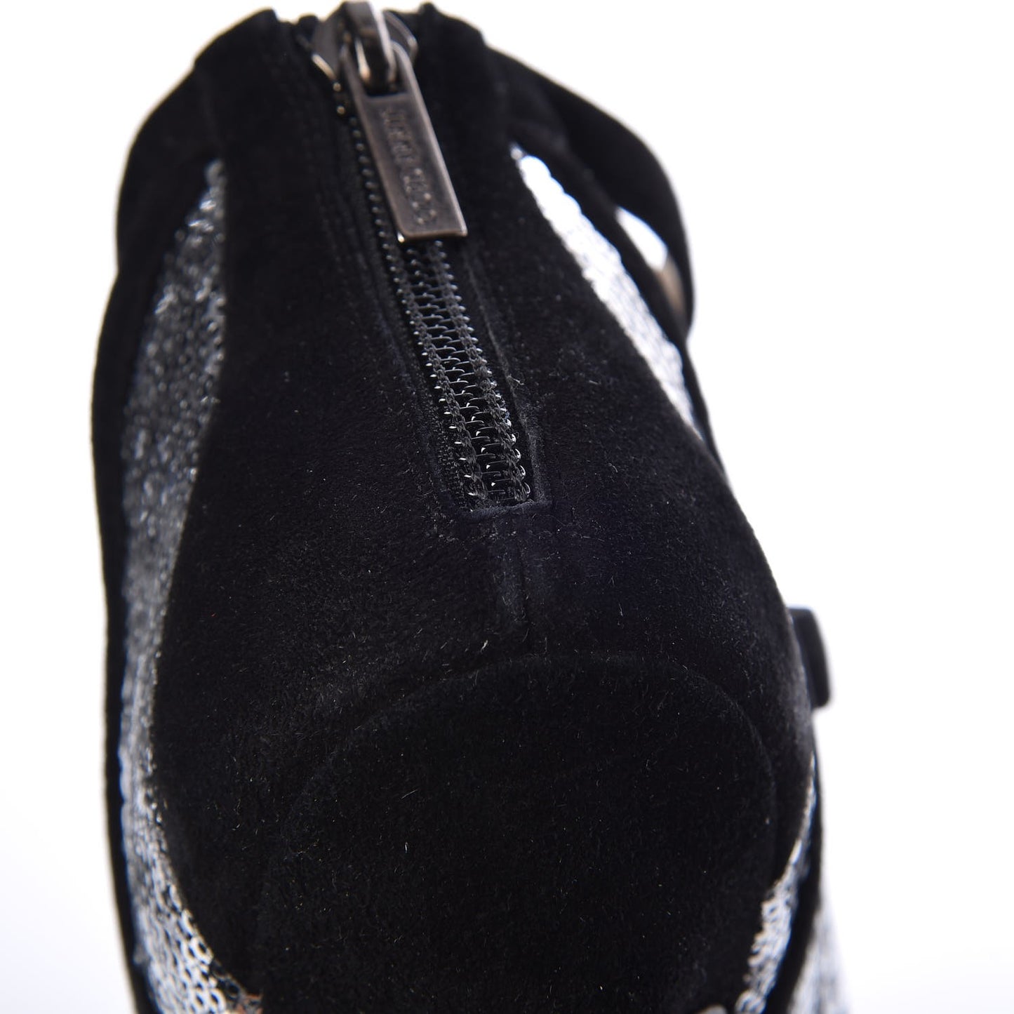 Suede Sequin Tempest Sandals 41.5 Silver