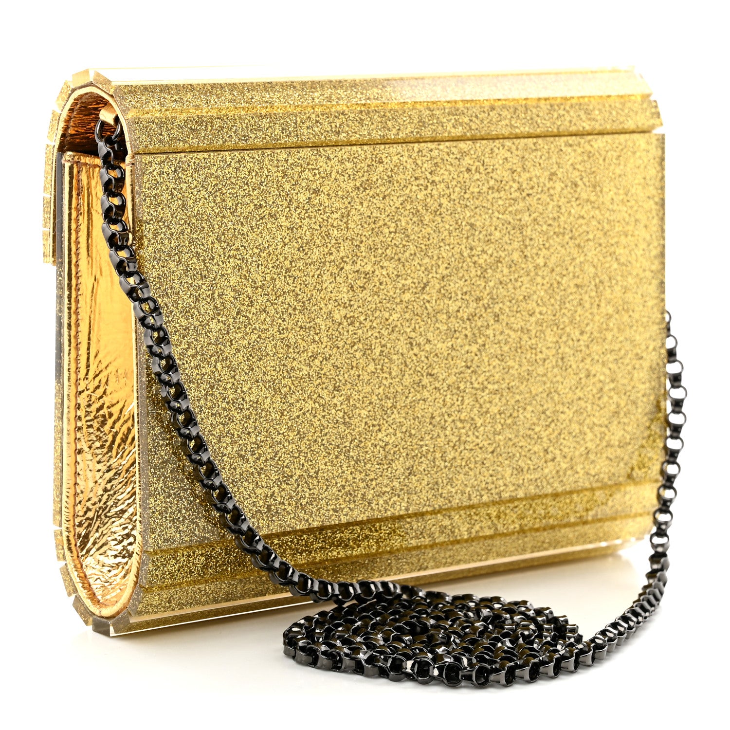 Jimmy Choo Acrylic Glitter I Want Choo Gold 3 of 10