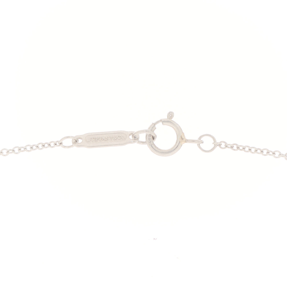 Tiffany Platinum Diamond .13ctw Circlet Pendant Necklace 4 of 6