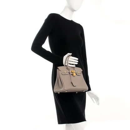 Hermes Swift Birkin 25 Gris Asphalte 2 of 27