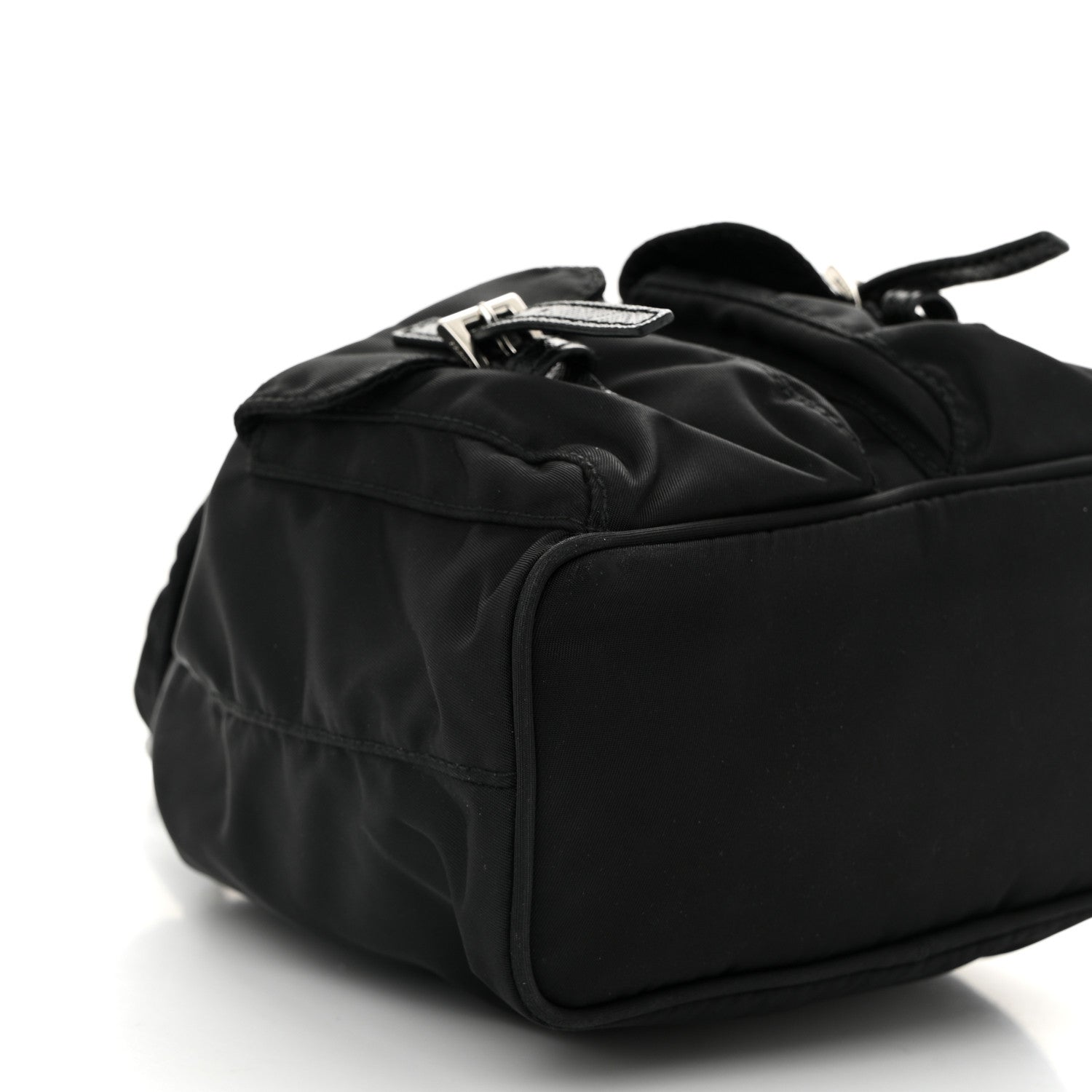 Prada Nylon Vela Mini Crossbody Backpack Black 10 of 11