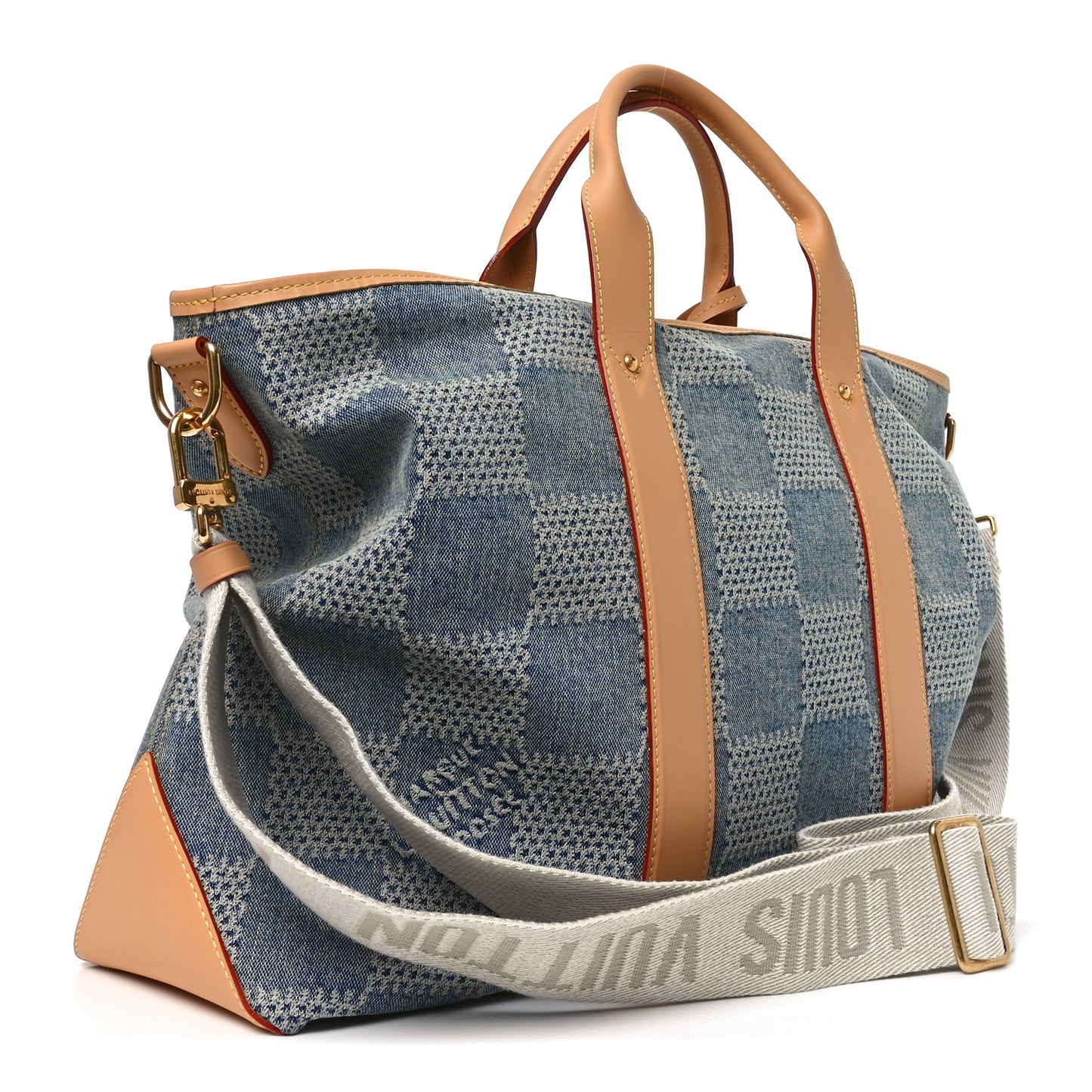 Damier Denim 3D Weekend Tote Bleu