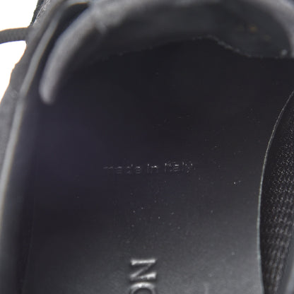 Louis Vuitton Suede Monogram Embossed Sneakers 38.5 Black 11 of 11
