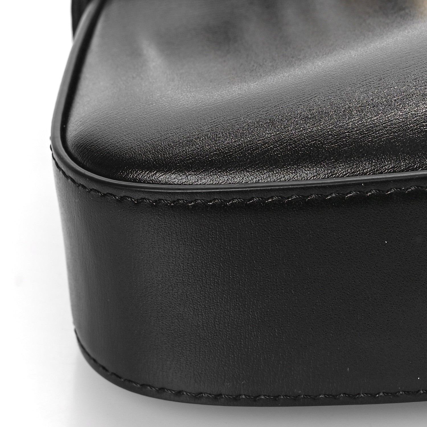 Fendi Vitello Queen Palmellato Fendi O'Lock Swing Black 8 of 9