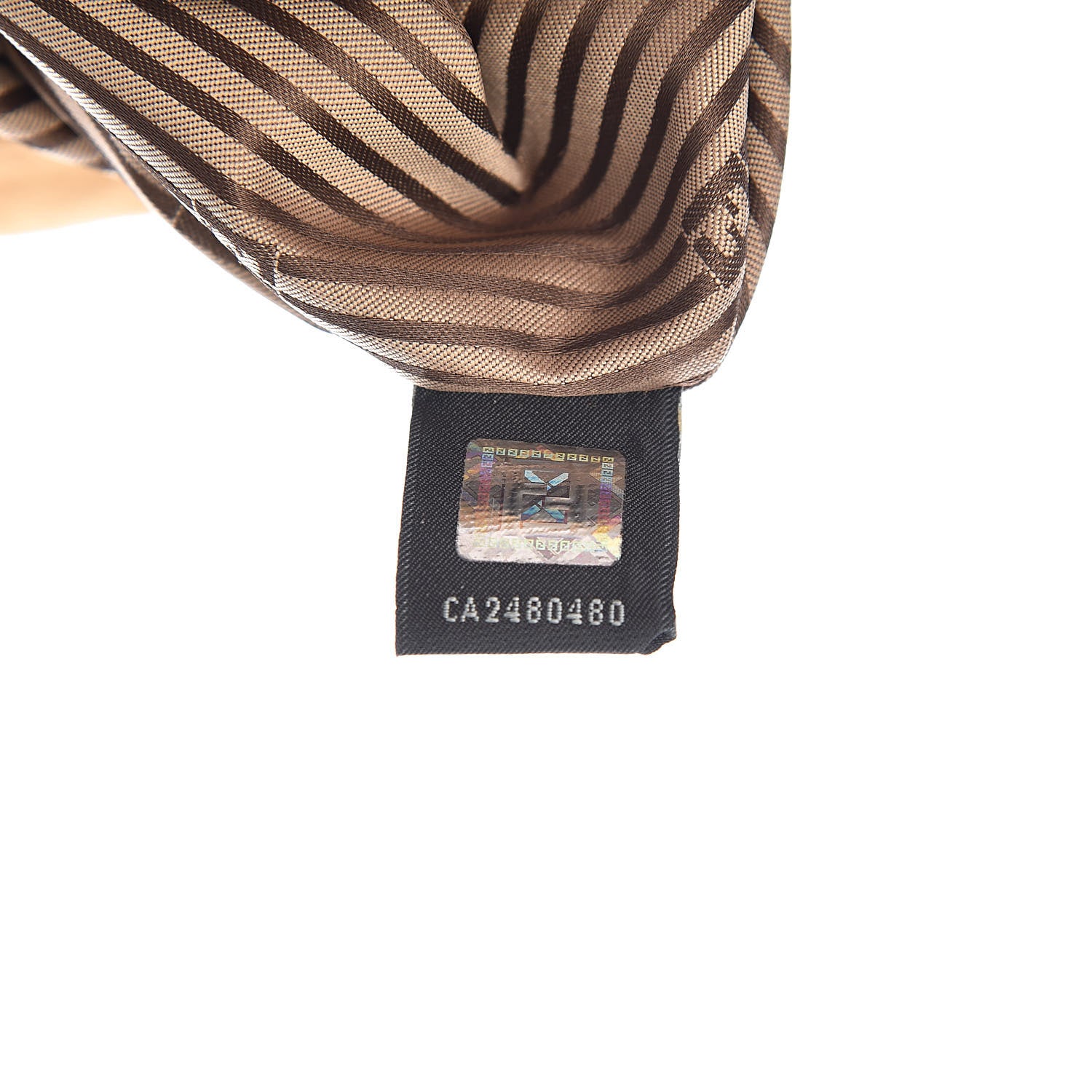 Fendi Calfskin Colorblock Anna Shoulder Bag Yellow White 8 of 13
