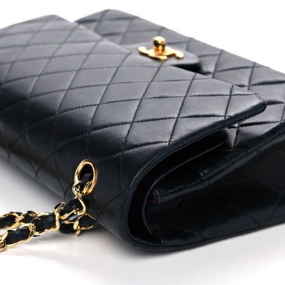 Chanel Lambskin Quilted Small Double Flap Black 8 of 18