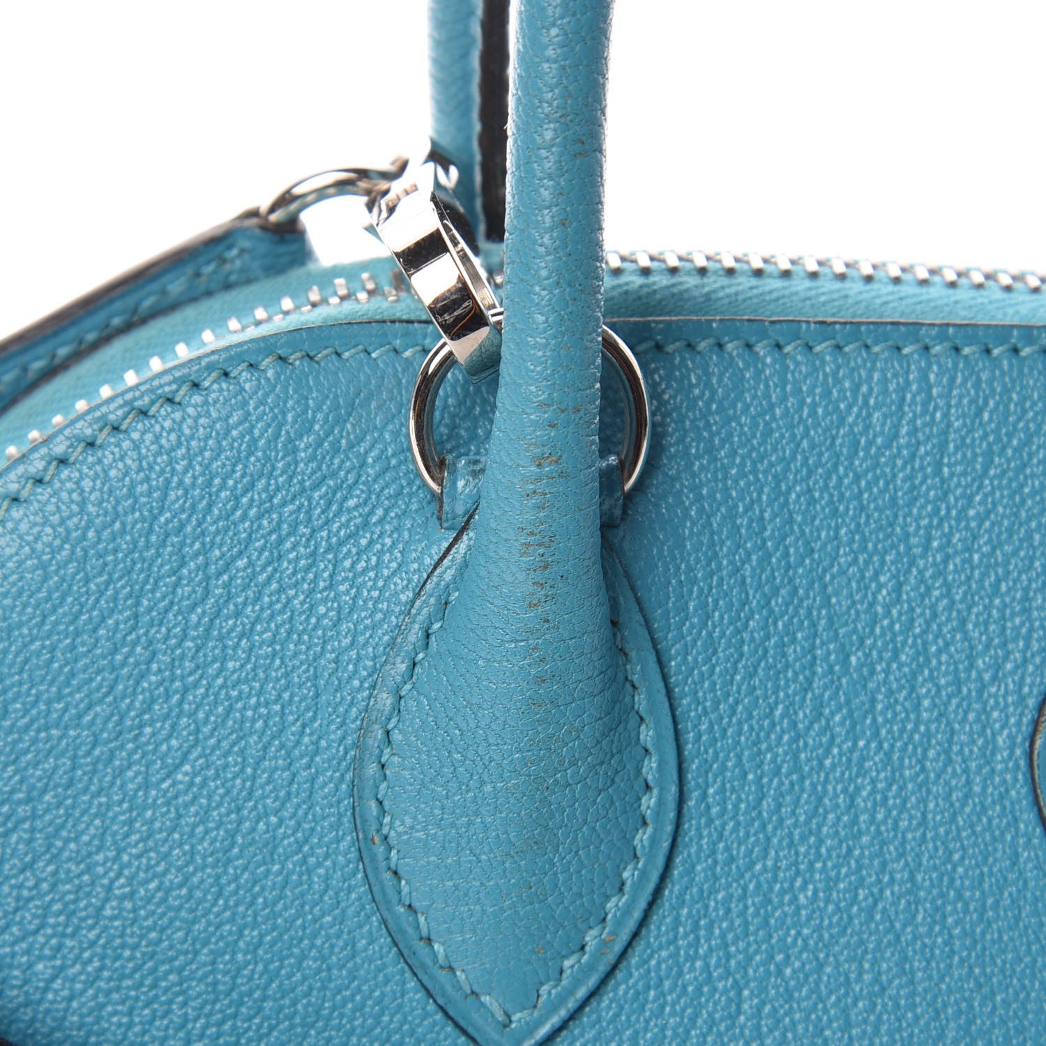 Hermes Chevre Mysore Bolide 27 Turquoise 9 of 17