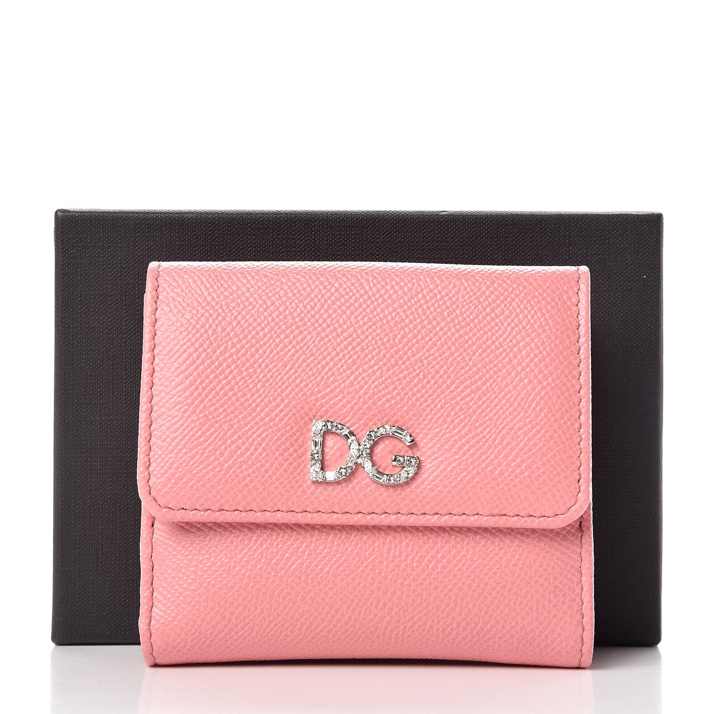 Dauphine Embellished Logo Wallet Pink