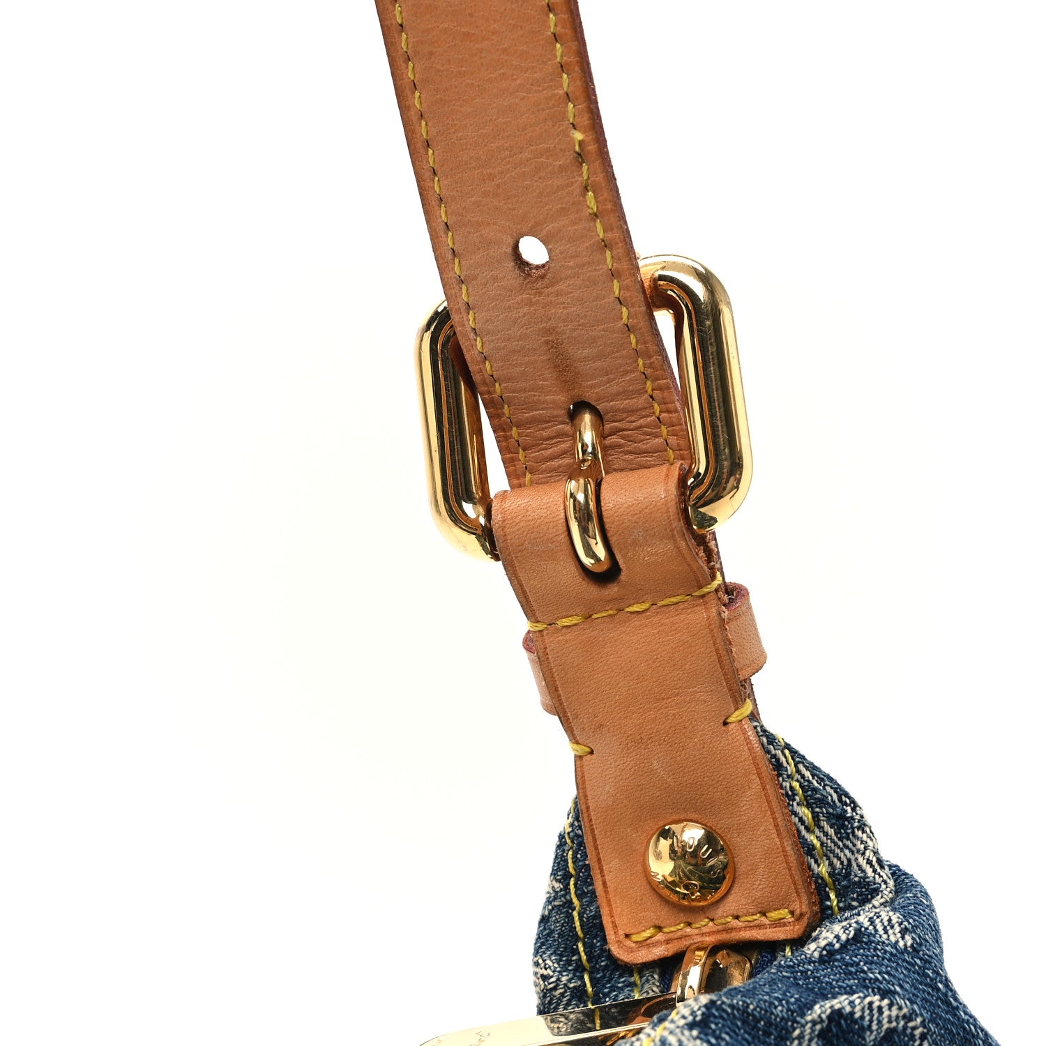Louis Vuitton Monogram Denim Baggy PM Blue 10 of 10