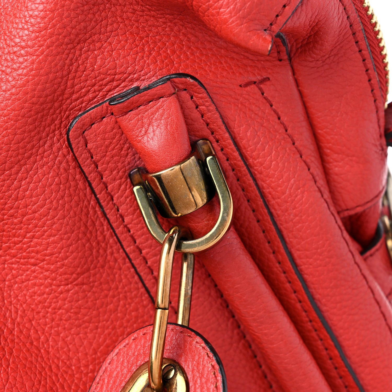 Chloe Calfskin Large Paraty Orange Mechanic 15 of 18