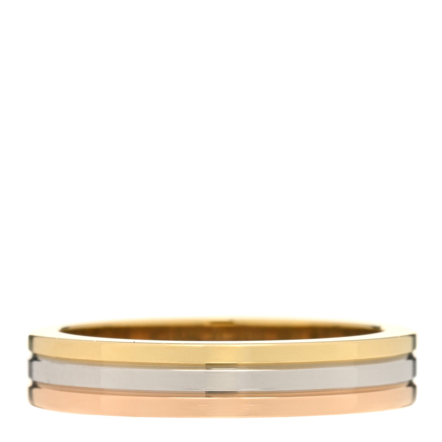 Cartier 18K Pink White Yellow Gold 3.5mm Vendome Louis Cartier Wedding Band Ring 49 5 2 of 3
