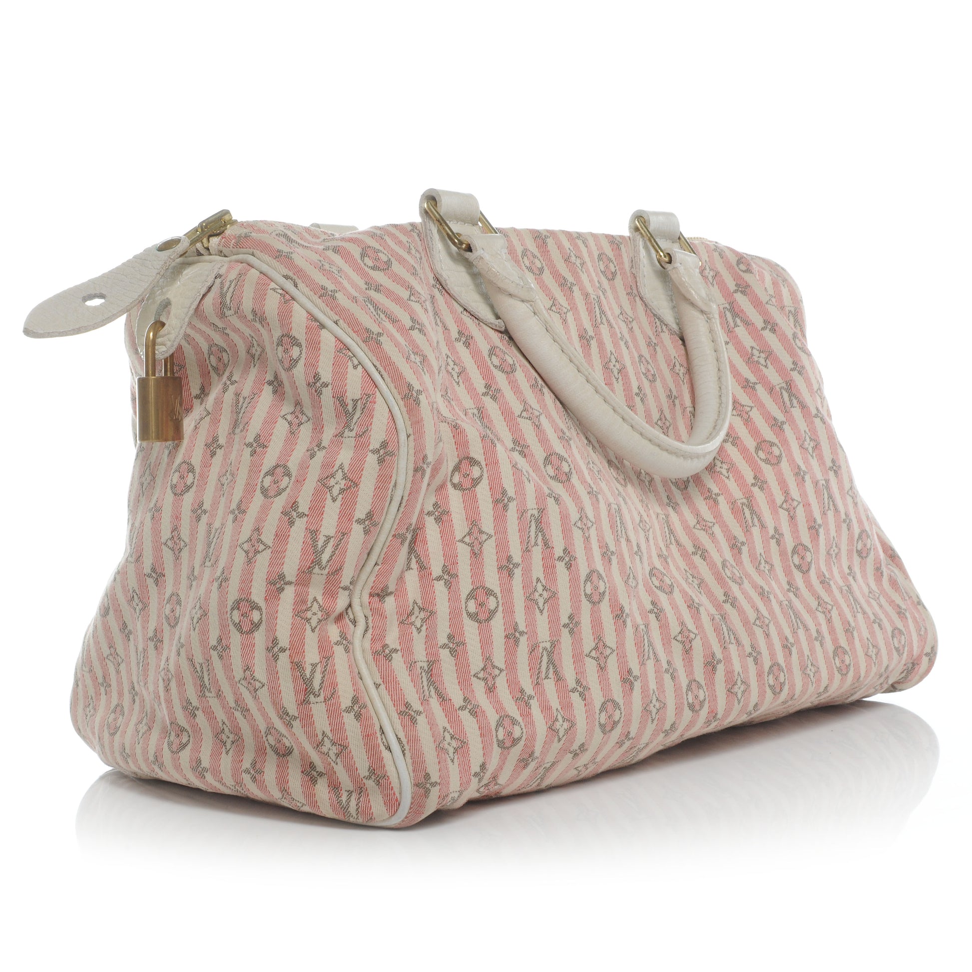 Louis Vuitton Mini Lin Croisette Speedy 30 Rouge 2 of 6