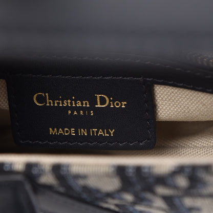 Christian Dior Oblique Saddle Bag Blue 6 of 8