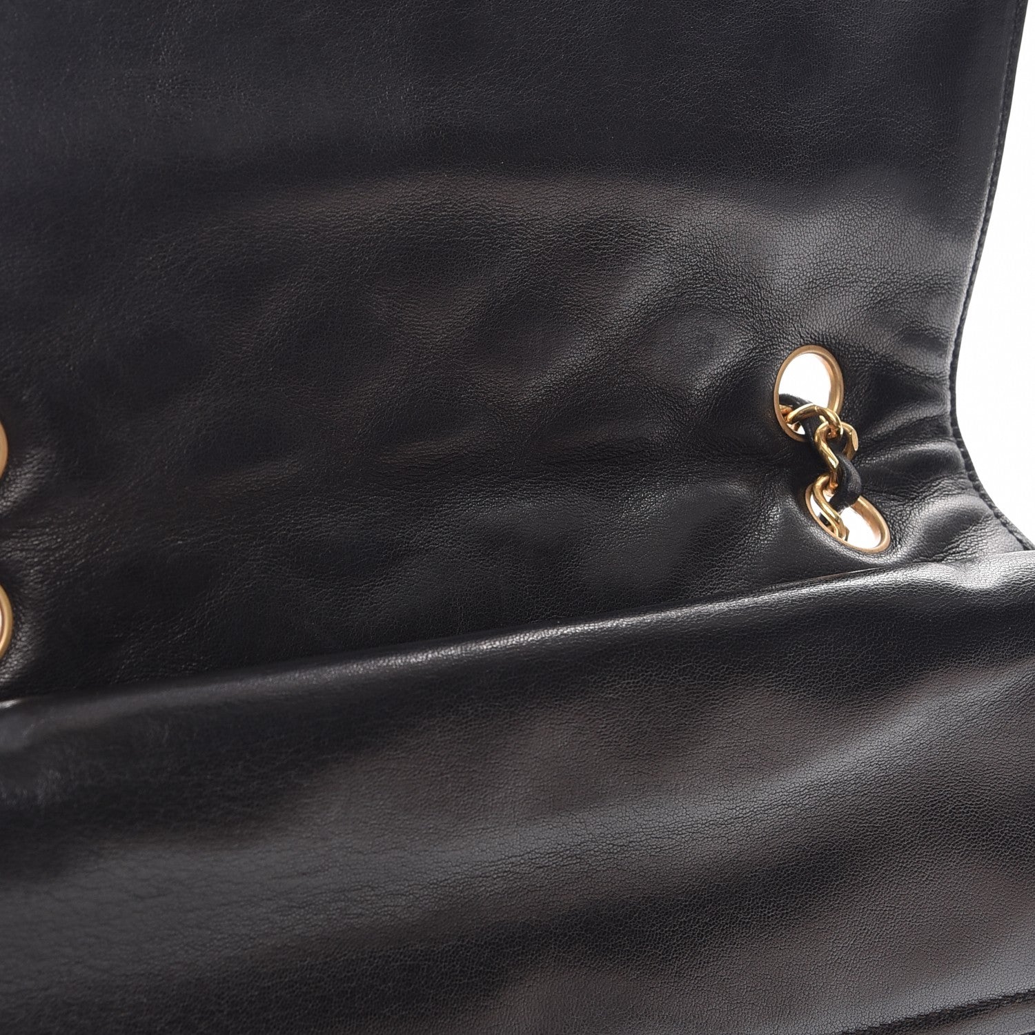 Chanel Lambskin Medium Double Flap Black 11 of 12