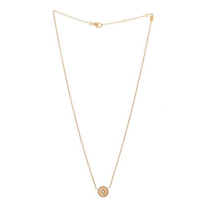 Christian Dior 18K Rose Gold Diamond Rose Des Vents Necklace 3 of 6