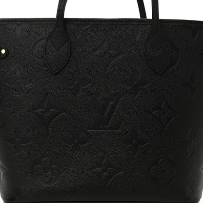 Louis Vuitton Empreinte Monogram Giant Neverfull MM Black 8 of 11