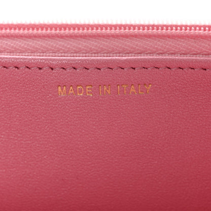 Chanel Cloudy Pearly Goatskin Quilted Wallet On Chain WOC Light Pink 7 of 11