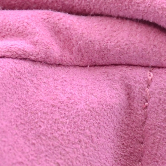 Monogram Denim Mini Pleaty Fuchsia