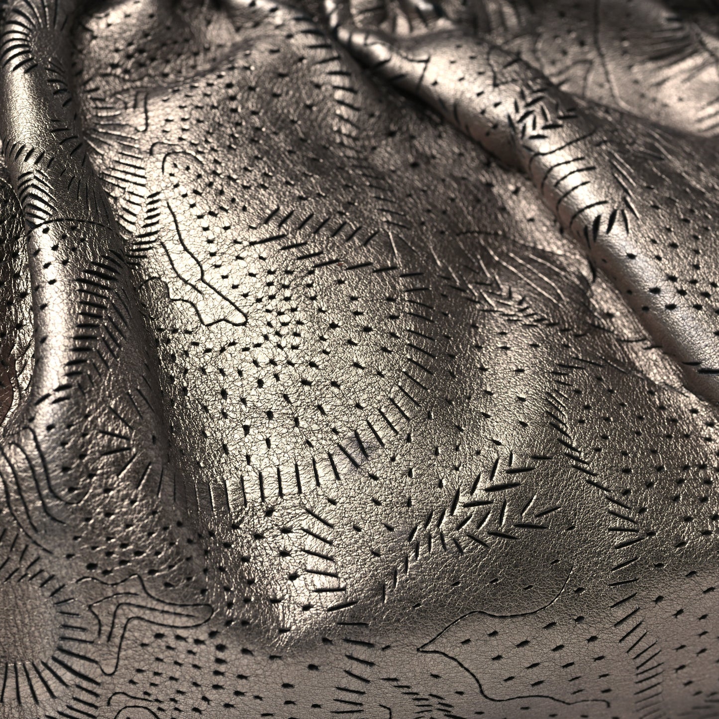 Lace Leather Avondale Hobo Metallic