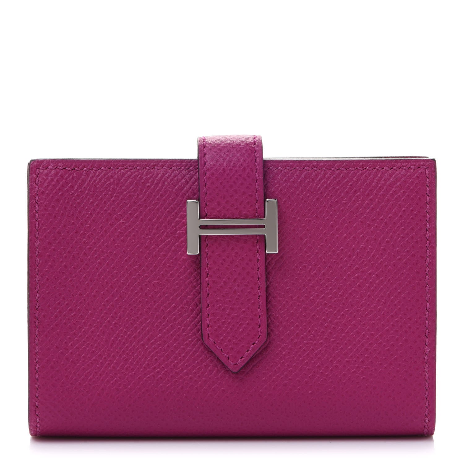 Hermes Epsom Mini Bearn Wallet Rose Pourpre 1 of 8