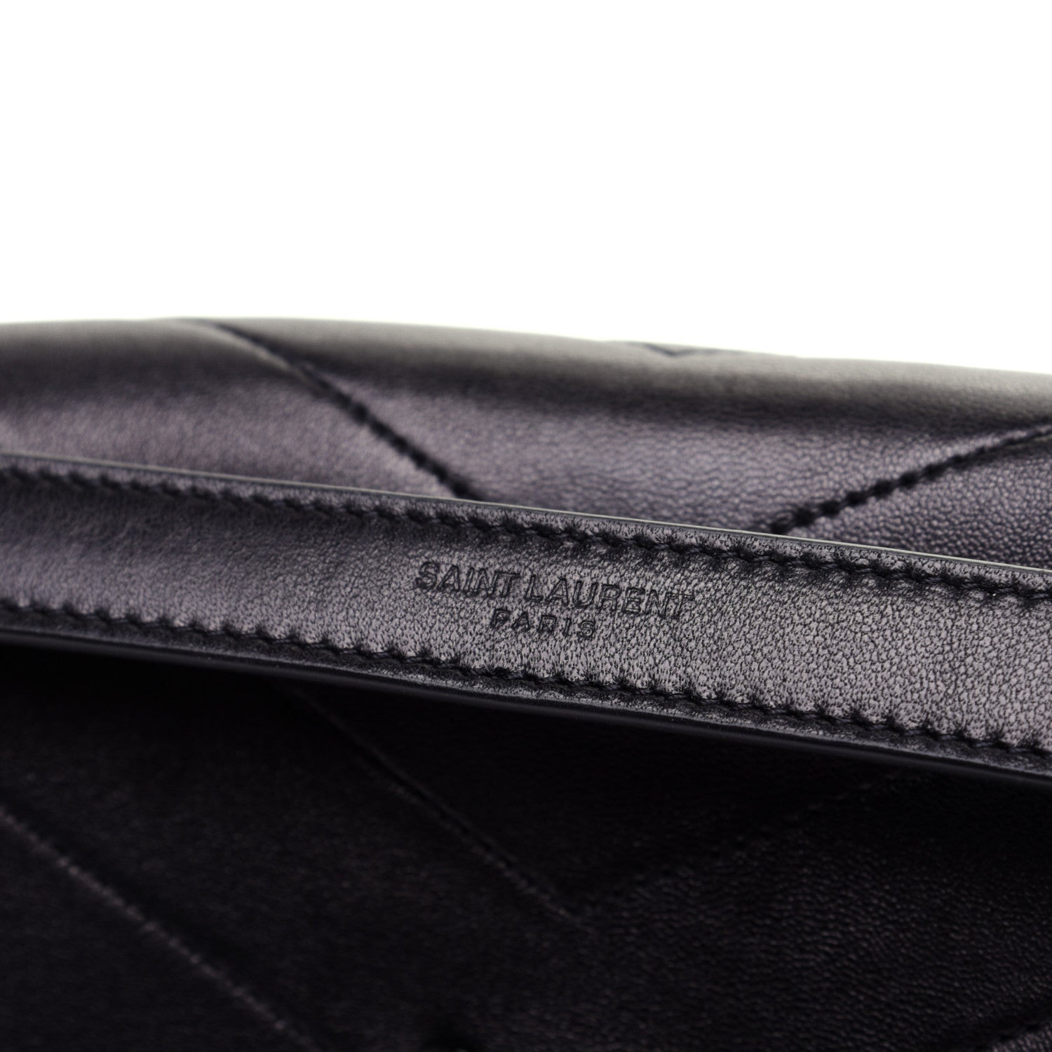 Saint Laurent Lambskin Matelasse Monogram Medium Niki Chain Satchel Black 10 of 12