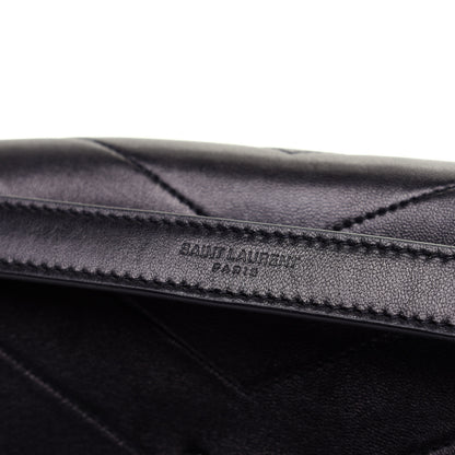 Saint Laurent Lambskin Matelasse Monogram Medium Niki Chain Satchel Black 10 of 12